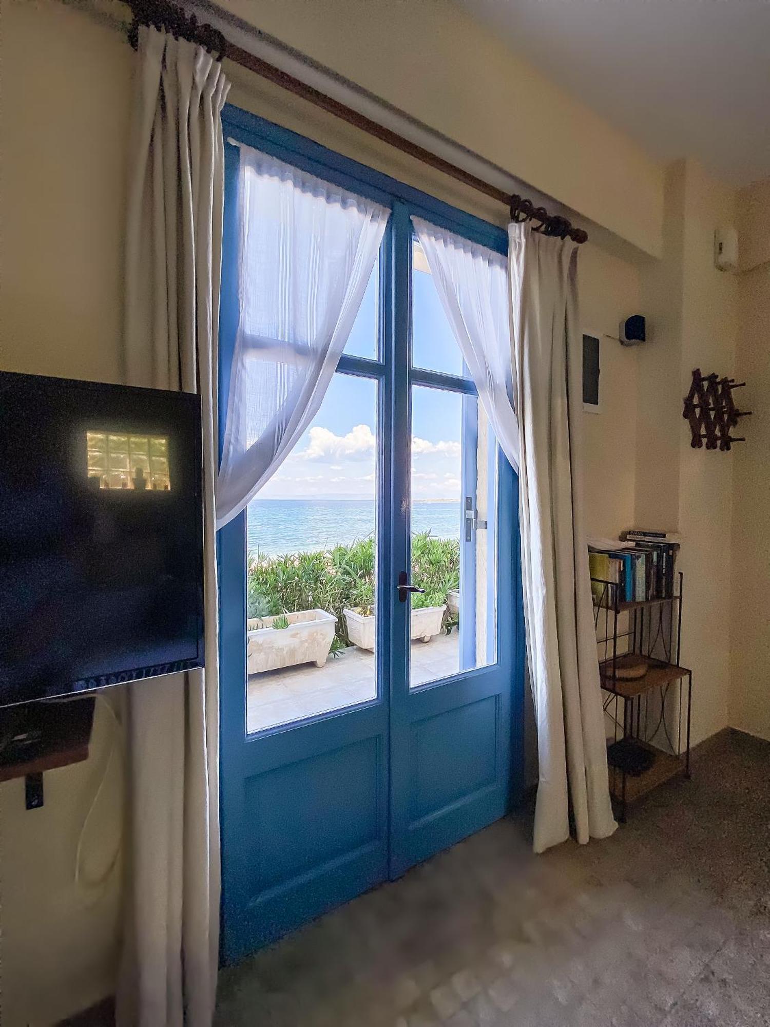 Kyparissis Beach Houses Skala Mistegnon Luaran gambar