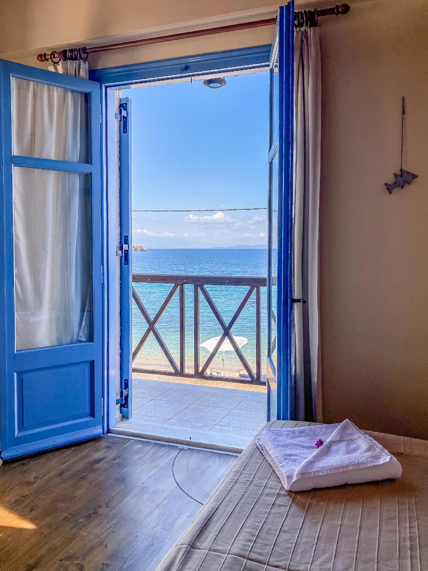 Kyparissis Beach Houses Skala Mistegnon Luaran gambar